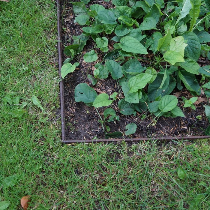 Corten-Stahlkanten für Beete